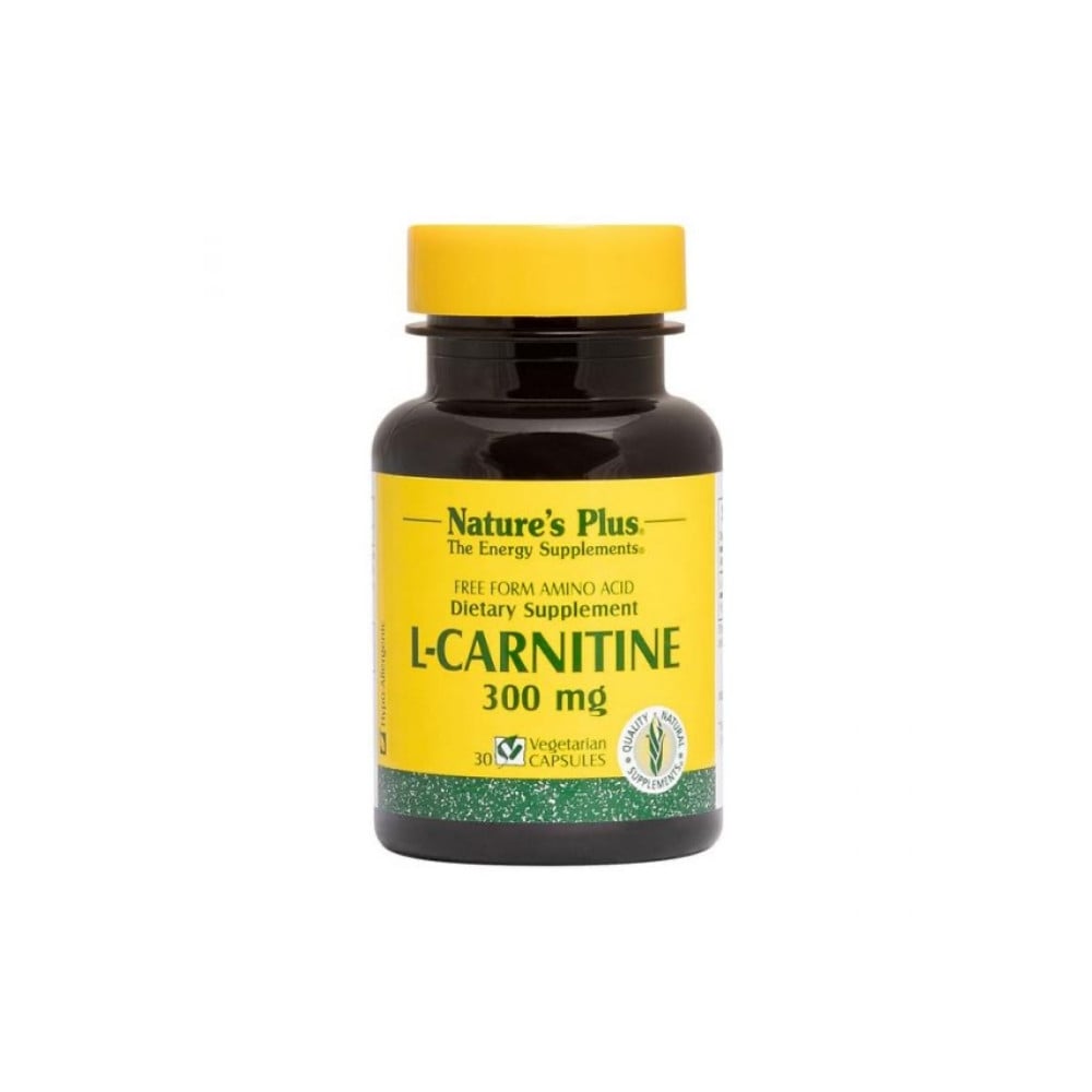 Natures Plus L-Carnitine 300mg Free Form Amino Acid 